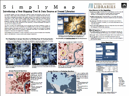 SimplyMap Poster - Drexel University